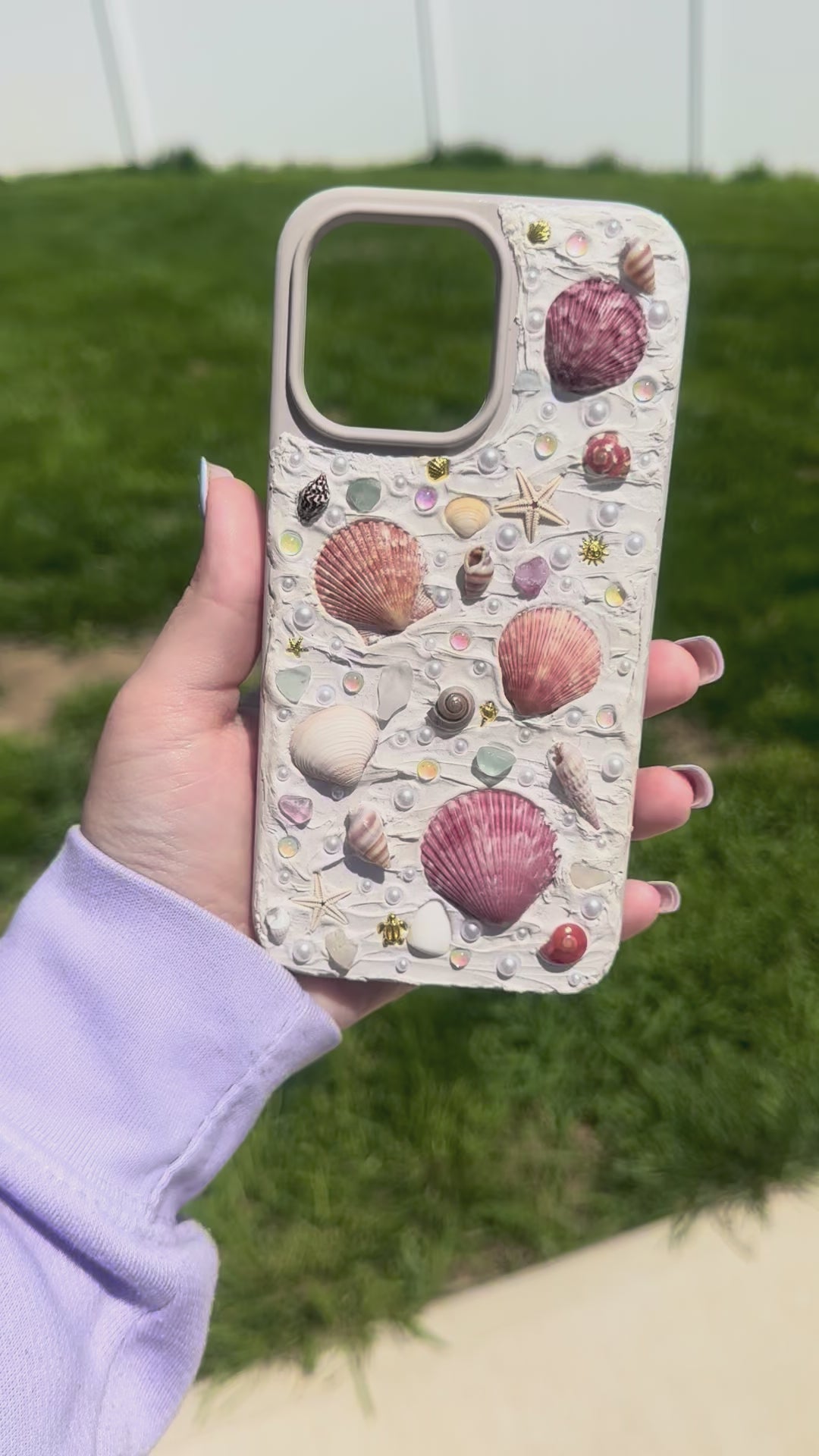 Handmade Seashell Phone Case